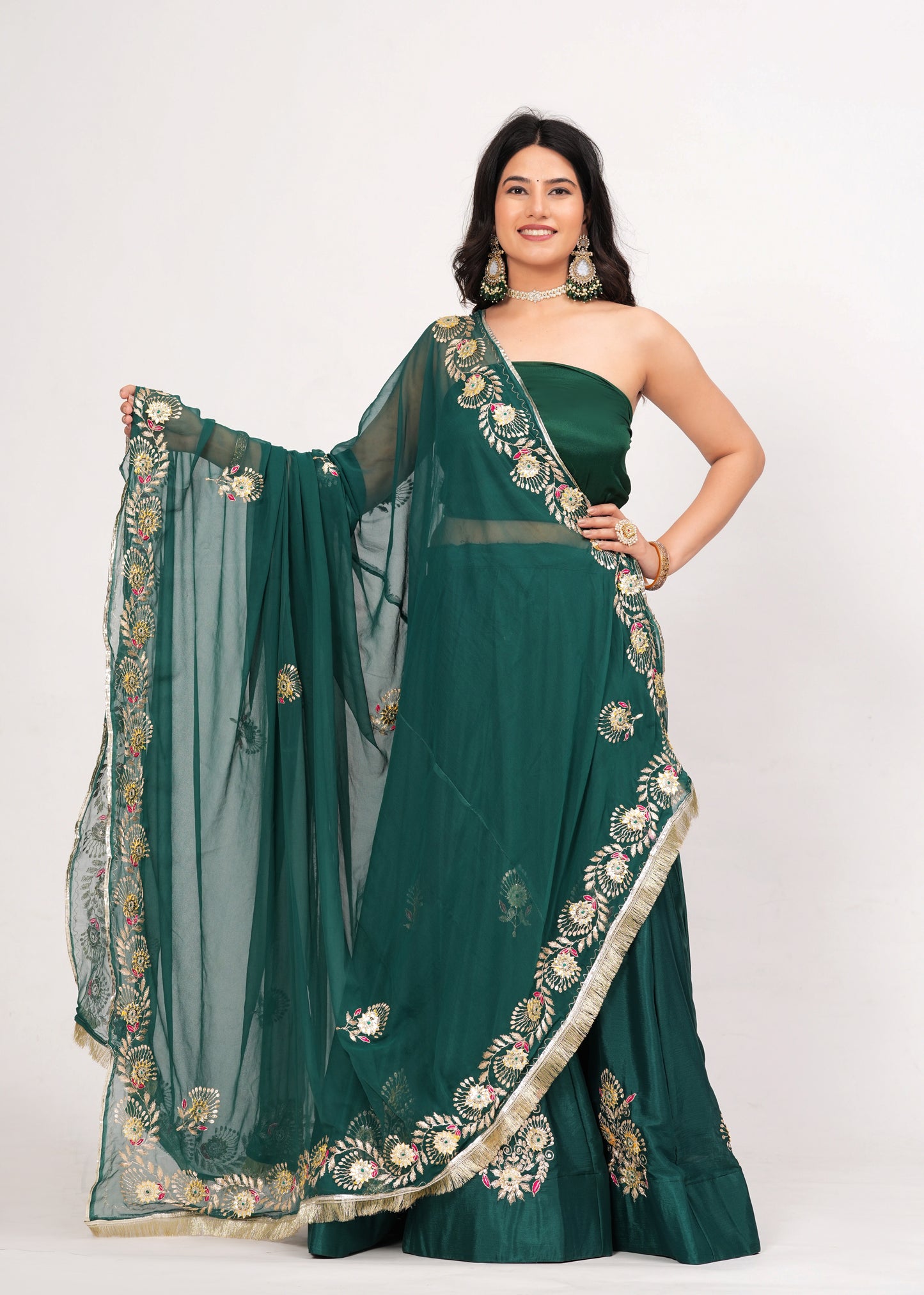 GOTTA PATTI LEHENGA